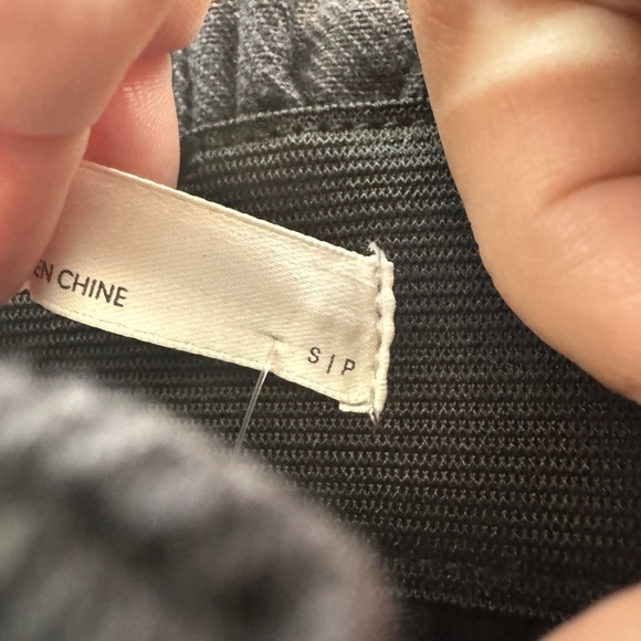 Oak + Fort High Waisted Paperbag Jeans Black - Picture 5 of 13